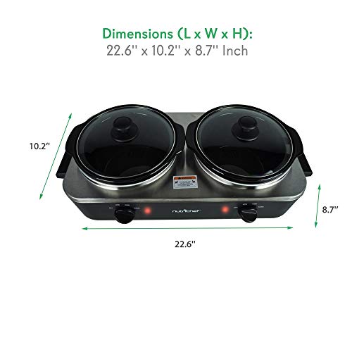 Electric Slow Cooker Crock Pot Food Warmer, Food Warming Soup Cooker