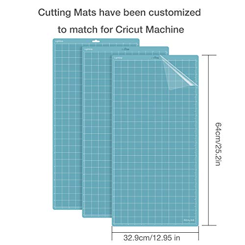 REALIKE LightGrip Cutting Mat for Cricut Explore One/Air/Air 2/Maker(3