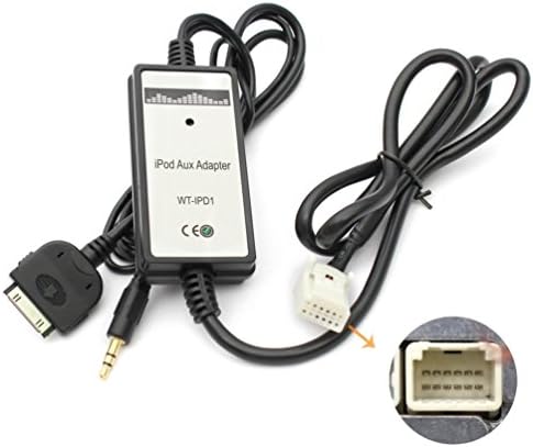 AUX/ iPod Interface Auxiliary Input Adapter For Toyota Car AUX MP3 Player Adapter Interface for Toyota 6+6 Pin 4Runner Avalon Camry Highlander Matrix Prius RAV4 Sienna Tundra Venza Yaris