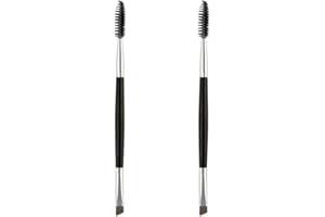 Yoizyfree 2 pcs Duo Eyebrow Brush,Eyelash Brush Mascara Wands Spoolie Brushes for Eyelash Extension Lash applicator Eyebrow