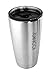 Replacement Lid with Retractable Sip Hole Cover for 20 Oz (Ounce) Insulated Tumblers | Straw Ready (Smoke)
