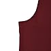 OA ONRUSH AESTHETICS Men's Fashion Longline Tank Tops Extreme Racer Back Curved Hem Vest Wine Red XXL
