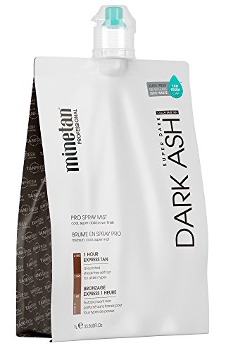 MineTan Pro Spray Mist, Dark Ash, 33.8 Fluid Ounce
