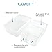Bento Lunch Box (38 oz); Meal Prep Container; Leakproof Reusable Food Container; Portion Control; Configurable Compartments