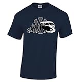 Evolution Of Camper Splitty Splitscreen Campervan [NEW] Mens T-Shirt.