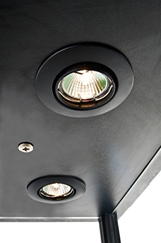 Displays2go CTRRVBLKB Spinning Glass Display Case with Halogen Top Lights - Thumbnail 4