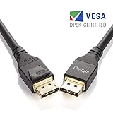 Infinnet DisplayPort 1.4 Cable 8K 60Hz, 4K 144Hz, 4K 120Hz DisplayPort to DisplayPort Cable DP 1.4 HBR3 Cord, HDR, VESA Certified, 5 Meters (16.4 ft) Black