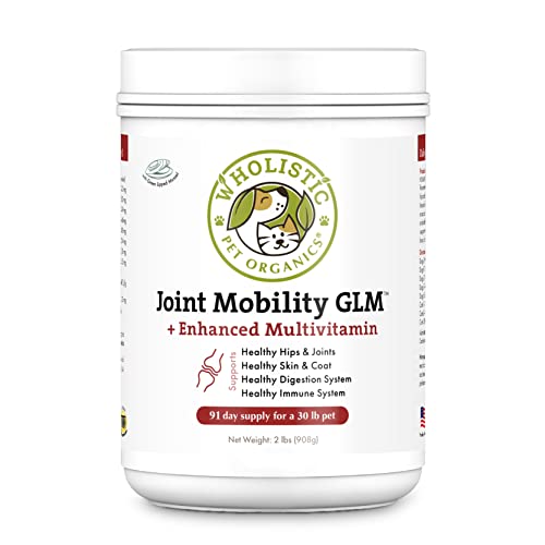 Wholistic Pet Organics Joint Mobility GLM Dog Joint Health Supplement