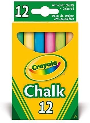 Crayola Anti Dust Assorted Chalk 1 by Crayola