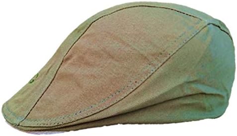 Mens Stylish Cotton Flat caps (Green)