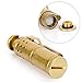 Soft Flame Solid Brass Antique Style Flint Wheel Kerosene Windproof Lighter