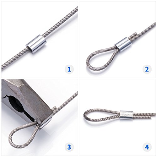Aluminum Double Barrel Ferrule Crimping Loop Sleeve for Wire Rope and
