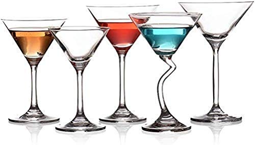 MOLLYNANA cocktailgläser Weinglas Creative Champagne Glasses White Einfache Verwendung Kristallglas2pcs – Bild 7
