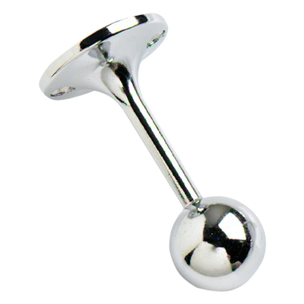 Merriway BH01996 (2 Pcs) CP Towel Rail End Support Bracket, Chrome Plated 19mm (3/4 inch) - Pack of 2 Pieces