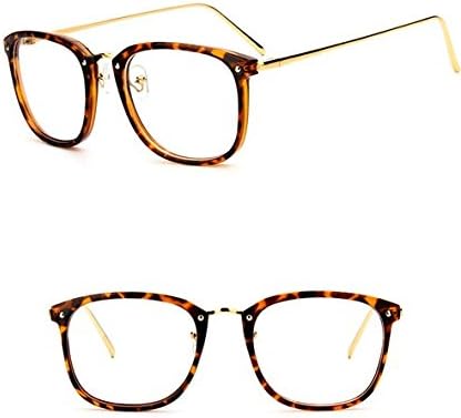 Yellow Colors Fashion Oversized Clear Lens Round Circle Eye Glasses Womens Oversized Frame