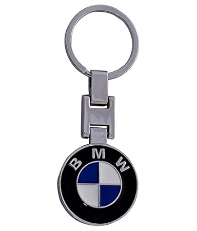 eShop24x7 Heavy Metal Dual Side Chrome Plated Steel Imported Key Chain Key Ring car Logo for BMW 1 3 GT 5 6 7 X Z4 M I Models