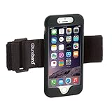TuneBand for iPhone 6 and iPhone 6S, Premium Sports Armband with Two Straps and Two Screen Protectors, Black