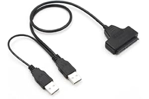 SATA-USB 2.0 Conversion Adapter 2.5 inch SSD/HDD SATA to USB Cable 50cm Easy Installation Convenient Handled