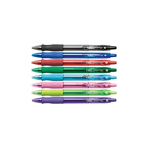 BIC Velocity Bold Fashion Retractable Ball Pen, Bold Point (1.6 mm
