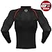 DRSKIN Thermal Wintergear Fleece Coldgear Tight thermal Compression Base Layer Long Sleeve Under top shirts (HOT SBR06, L)