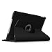 Fintie Case for iPad Air 2 - 360 Degree Rotating Stand Smart Protective Case Cover with Auto Sleep/Wake Feature for iPad Air 2, Black