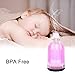 SOMNIA Essential Oil Diffuser， Glass Aroma Diffusers Ultrasonic Cool Mist Humidifier with 7 Colors LED Light and Waterless Auto Shut-off for Home Office Bedroom SPA Yaga Babythumb 4