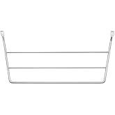 Rev-A-Shelf Under Sink Towel Holder for Kitchen and Bathroom Cabinets, Door Mount Wire Dish Rag Rack Hanger, Holds 3 Folded Wipes, Chrome, 563-32 C