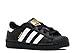 adidas Boys' Superstar C, Black/White/Gold Metallic, 12 M US Little Kid