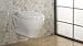 Toto CWT418MFG-2No.01 Aquia Wall-Hung Toilet and In-Wall Tank System-1.6-GPF / 0.9-GPF, Cotton