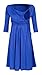 Happy Mama Womens Maternity Nursing 2in1 Skater Dress 3/4 Sleeves 50% OFF. 848p