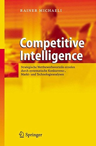 Competitive Intelligence Strategische Wettbewerbsvorteile - 