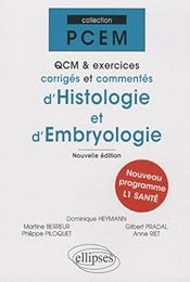 QCM & exercices corrigés et commentés d'histologie et d'embryologie