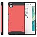 Sony Xperia X Case, TUDIA Slim-Fit MERGE Dual Layer Protective Case for Sony Xperia X (Rose)