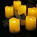 CANDLE CHOICE Set of 6 Votive Flameless Candles with Timer, 400-hour Battery Life