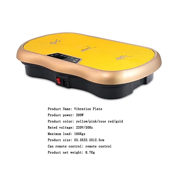 Vibration-Power-Plates-Vibration-Plate-Machine-With-Bluetooth-Speaker-3-Program-Modes-99-Levels-Vibration-Fitness-Trainer-For-Weight-Loss-Body-Toning-ReColorPink-Vibration-Exercise-Machin Vibration Power Plates, Vibration Plate Machine With Bluetooth Speaker, 3 Program Modes, 99 Levels, Vibration Fitness Trainer For Weight Loss & Body Toning, Re(Color:Pink Vibration Exercise Machin