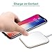 Te-Rich Qi Wireless Charger, 7.5W Wireless Charging Pad [Ultra Slim,15W] Compatible iPhone Xs MAX/XR/XS/X/8/8 Plus, 10W Fast Charging Compatible Samsung Galaxy S10/S9/S9+/S8/S8+/Note 9/8-No AC Adapter