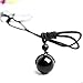 Koala Club Natural Obsidian Pendant for Men Lucky Blessing Chakra Bead