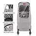 GOOVI Universal Rain Cover Waterproof PVC Free Full Protection Travel-Friendly Breathable Stroller Weather Shield-Gray