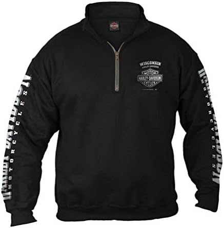 Harley-Davidson Men's Eagle Piston Fleece Pullover Sweatshirt