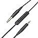 Sqrmekoko Replacement Inline Mic Remote Volume Control Audio Cable Cord Line Compatible with Bose SoundTrue Soundlink QC25 QC35 OE2 Headphoes