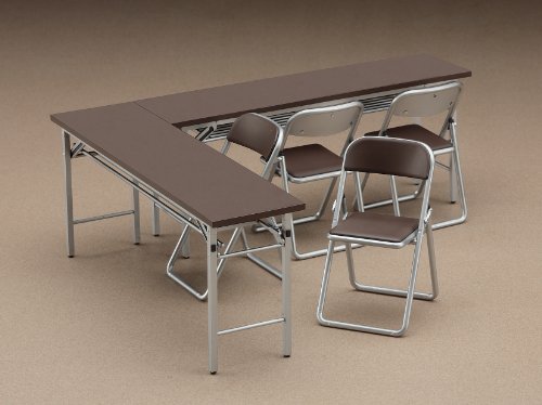 Hasegawa FA02 Meeting Room Desk & Chair Plastic Model Kit, 1:12 scale