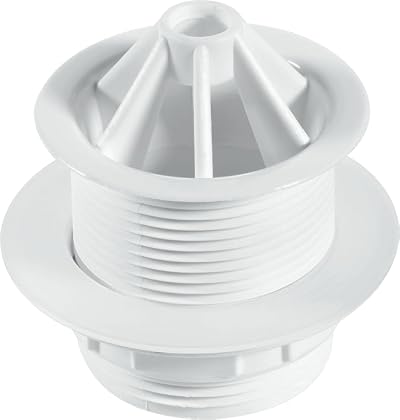 Mcalpine 1.5 Inch White Plastic Domed Urinal Waste WU11 with Backnut