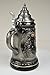 KING Beer Steins Black German (Deutschland) Flag and CoA German 0.5l