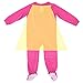 Supergirl Girls Costume Sleeper Pajamas with Cape (3T)