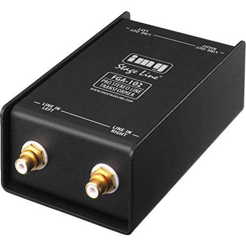 IMG STAGELINE FGA-102 Transmetteur de Ligne stéréo Professionnel Noir