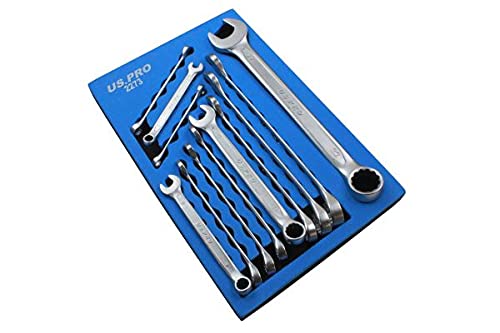 US PRO Combination Spanner Wrench Set 12pc Metric 6mm to 22mm 2273