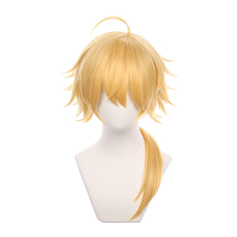 Anime Cosplay Wig, Genshin Impact Wig, with Free Wig Cap, for Halloween, Party, Carnival, Nightlife, Concerts, Weddings (Thoma) โ image 1