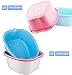 Lemoncy Large Plastic Foot Basin Foot Bath Spa Tub Foot Massage for Soaking Foot,Detox,Toe Nails, and Ankles,Pedicure,Improved Sturdy Portable Foot Tub Pinkthumb 1