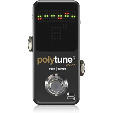 POLYTUNE 3 NOIR ミニチューナー Amazon.com: TC Electronic POLYTUNE 3 NOIR Tiny Polyphonic Tuner