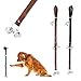Mighty Paw Dog Doorbells - Soft Leather with Durable Jingle Bells - Ideal for Potty Training - for Pets to Ring to Go Outside - Dog Potty and Puppy Potty Training - (Brown)